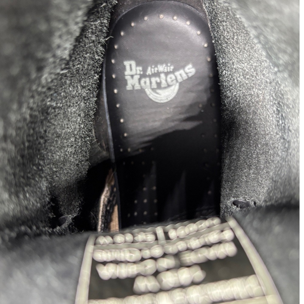 Dr. Martens Black Nappa Leather 8-Eye Boots Womens Size 8 1460 W Doc Marten EUC - Picture 9 of 9